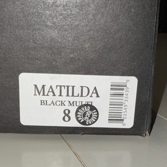 Freebird Matilda boots blk multi size 8 - Picture 12 of 14